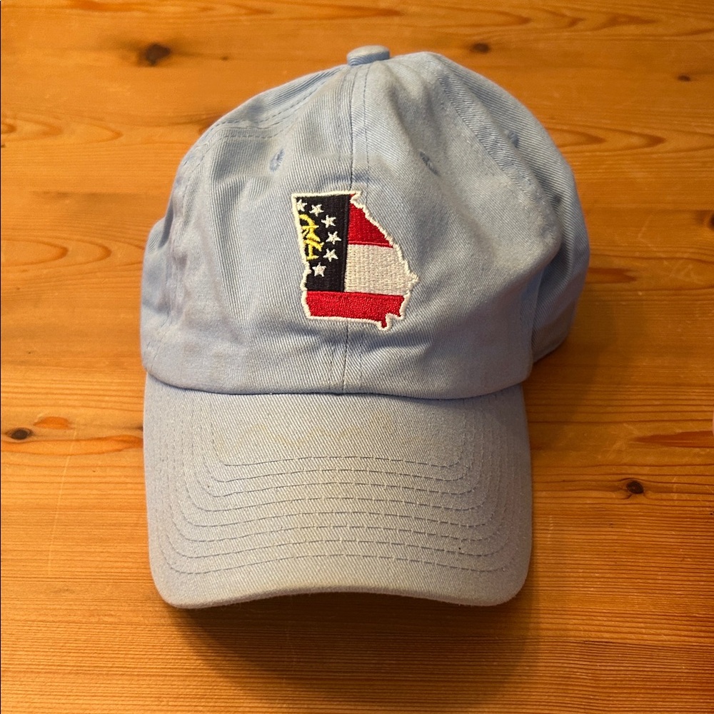 Light Blue Georgia State Flag Cap